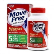 美国原产 维骨力 Move Free 氨基葡萄糖软骨素 绿盒120粒*2瓶 关节疼首选