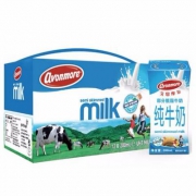 爱尔兰原装进口 AVONMORE 艾恩摩尔 部分脱脂牛奶200ml*12盒*3箱