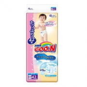 日本大王 GOO.N 棉花糖 珍珠棉柔系列纸尿裤 XL42片(12-20kg)