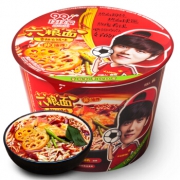 玖玖爱 非油炸方便面 香辣火锅口味 137g/盒
