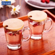 ocean 鸥欣 泰国进口带盖玻璃马克杯