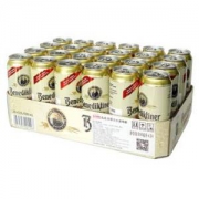 德国进口 百帝王 （Benediktiner）小麦啤酒 500ml*24听 整箱装