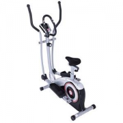 SUNNY HEALTH&FITNESS 多功能磁控健身车椭圆机 SF-EB3611 银黑色 106*32*66CM(供应商直送)