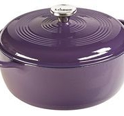 Lodge 洛奇 搪瓷铸铁煮锅 紫色 6pt