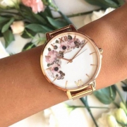 文艺小清新，Olivia Burton 全线8折 17年秋冬新款 女士冬日花园时尚腕表 £78.4