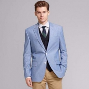 Tommy Hilfiger 男士纯棉休闲西服外套 $44.23