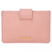 Prada Saffiano皮革女士信用卡夹