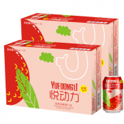 悦动力 果味饮料 清爽荔枝味汽水 330ml*24罐 整箱