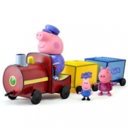 PeppaPig小猪佩奇 男女孩玩过家家玩具火车套装  149元（169-20）