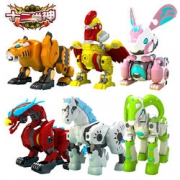 实丰玩具  十二生肖动物变形玩具  19.9元（29.9-10）