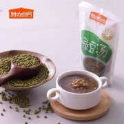 魅力厨房 方便速食免冲泡 即食熟绿豆汤 300g*3袋 送2袋新米粥+1袋红豆汤