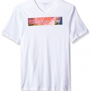 彩虹印花！Calvin Klein Jeans Rainbow Logo男T恤