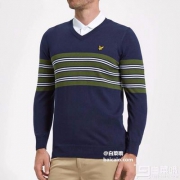 Lyle & Scott 苏格兰金鹰 Ballater 男士羊毛混纺套头衫 两色 Prime会员免费直邮含税