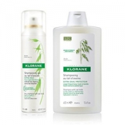 Klorane 康如 柔润倍护 免洗头喷雾 150ml +柔润倍护洗发水 400ml