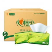 plus会员心相印抽纸 面巾纸 茶语系列 软抽3层130抽*24包（小规格）精选（需用劵）
