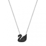 prime会员！Swarovski 施华洛世奇 Iconic Swan 小号黑天鹅链坠 534733  289元