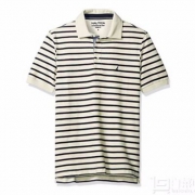 Nautica 诺帝卡 男士修身条纹POLO衫 Prime会员凑单免费直邮