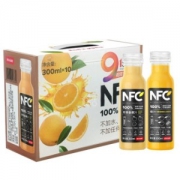 农夫山泉 100%NFC果汁（混合装） 300ml*10瓶/盒 周年庆版