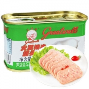 天津 长城 午餐肉 小白猪火腿猪肉罐头198g（满199-100后）