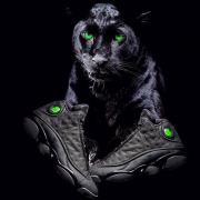 黑猫，Air Jordan 13 “Black Cat” 414571-011 篮球鞋开箱