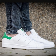 Adidas 阿迪达斯 Stan Smith 男款绿尾休闲鞋