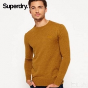 2017秋款，Superdry 极度干燥 Orange Label 男士棉羊绒圆领修身针织衫 国内￥499 Prime会员免费直邮含税