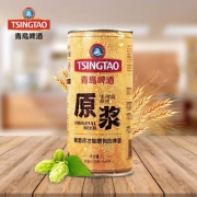 7天鲜活，青岛啤酒 青啤原浆 易拉罐1L