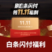 促销活动# 京东  白条闪付11.11福利