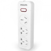 飞利浦（PHILIPS）空调专用插座16A大功率插线板 3孔位全长3米 油汀电暖气微波炉插排 新国标送10A插头 *3件+凑单品