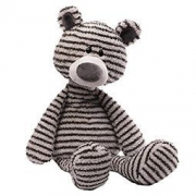 GUND Zag 条纹小熊毛绒玩具 16 英寸(41cm)