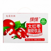 维维 大红枣酸奶 250ml*18 整箱装