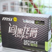 MSI 微星 GTX 1070 8G DUKE 暗黑龙爵显卡开箱