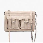 狂降65%！Rebecca Minkoff  女士真皮斜挎包