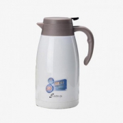 当当优品 不锈钢内胆保温壶热水壶 奶白色 2L