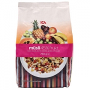 瑞典进口 ICA 45%混合水果燕麦片 750g *4件
