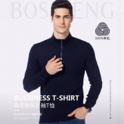 17年秋季新款，Bosideng 波司登 男士100%纯羊毛衫 2色
