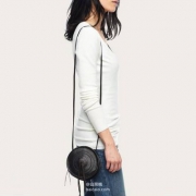 Frye 弗莱 女士真皮单肩复古圆形包 新低$77.88