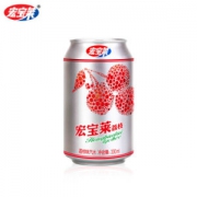 宏宝莱 碳酸饮料荔枝汽水330ml*24听 整箱 *3件