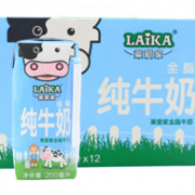 德国进口！ LAIKA 莱爱家 全脂牛奶200ml*12   24.9元