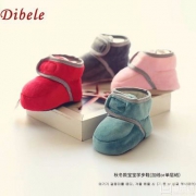 dibele 宝宝加绒软底学步鞋
