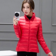 ZeyuBird 女装修身立领轻便薄羽绒服