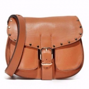 Rebecca Minkoff 瑞贝卡明可弗 Biker女士真皮马鞍包 新低$77.98