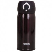 膳魔师（THERMOS）超级不锈钢超轻车载杯 办公茶杯 保温杯保冷杯随手杯 JNL-350 350ml DPL 咖啡黑 *3件