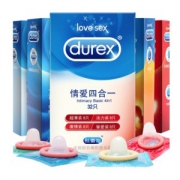 durex 杜蕾斯 避孕套 情爱四合一套装 32只装 加赠杜蕾斯亲昵4只装