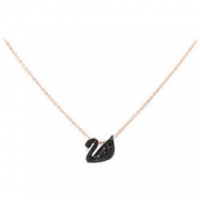 SWAROVSKI 施华洛世奇 Iconic Swan small 5204133 黑天鹅项链