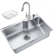 MOEN 摩恩 700mm大单槽套餐 配抽拉龙头 （22178+GN68000+7011+54573）