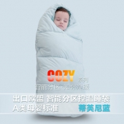 多米贝贝 婴儿 羽绒棉睡袋 可视温度芯片 智能控温
