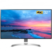 LG 32UD99-W 32英寸 UHD 3840x2160分辨率 超高清4K 四面窄边框 IPS硬屏显示器 白色
