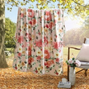 LOVO 罗莱生活出品 切尔西花园法兰绒毛毯 150*200cm 折79元 （129,199-100）