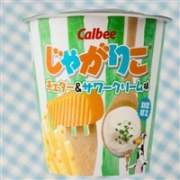 2017限定新品 Calbee卡乐比薯条三兄弟 芝士奶油味52g*12杯